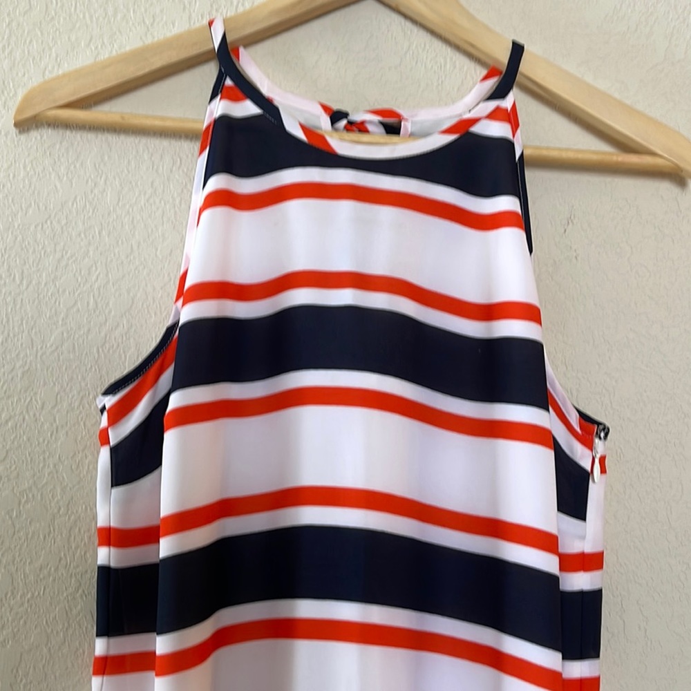 Size 6 Banana Republic Striped mini dress.